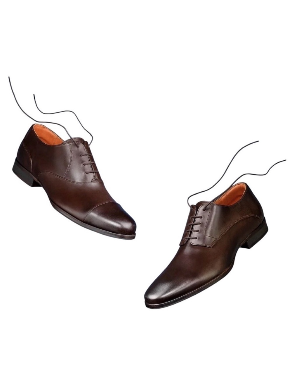 WOLF & SHEPHERD Bannister Derby Brown‎ Dress Shoe